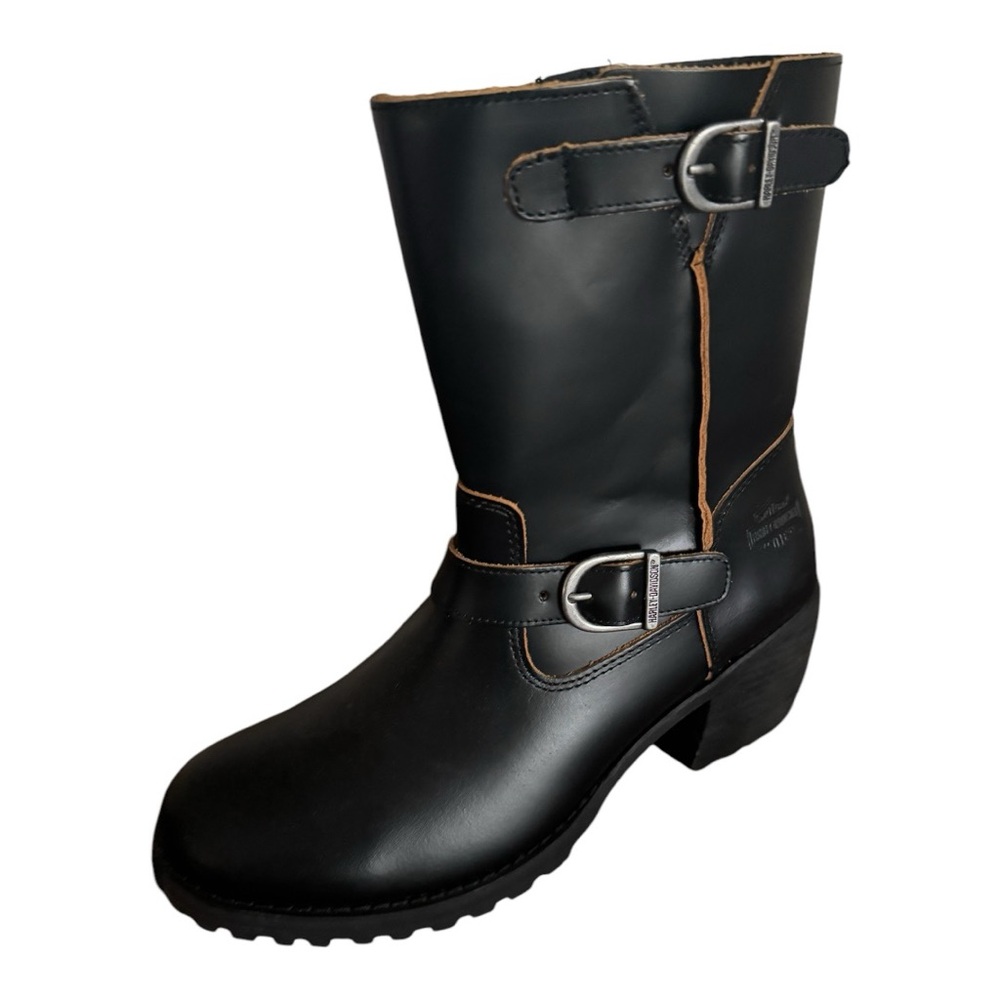 Harley Davidson LaLanne Engineer Boot - Black- Women’s  Size 7 - New With Box